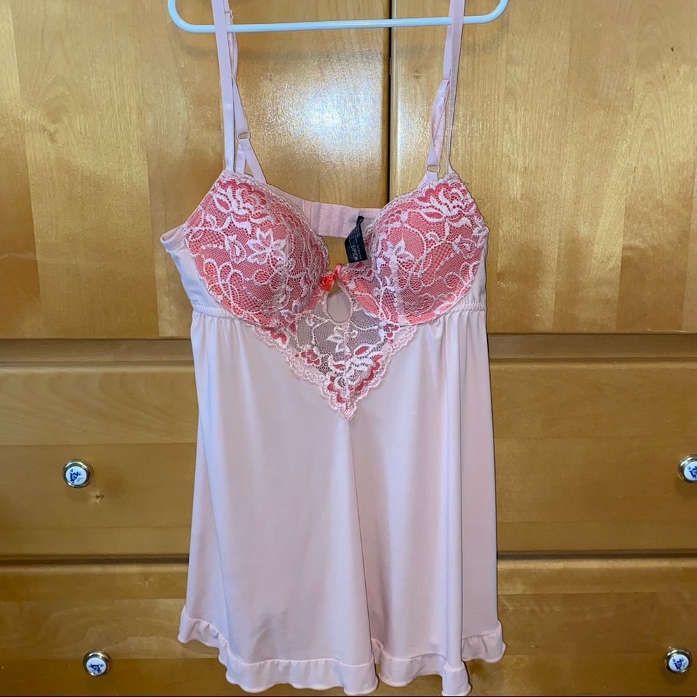 Pink Y2K Babydoll Cami